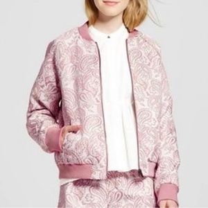 Victoria Beckham for Target - Pink and White bomber jacket